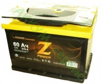 Аккумуляторная батарея Z-POWER 6СТ-60ALЗ - АККУМ-сервис, интернет-магазин аккумуляторов в Екатеринбурге
