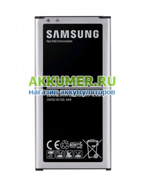 Аккумулятор EB-BG800BBE EB-BG800CBE для смартфона Samsung Galaxy S5 mini SM-G800F SM-G800H без антенны NFC logo Samsung - АККУМ-сервис, интернет-магазин аккумуляторов в Екатеринбурге