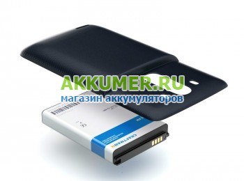 Аккумулятор для смартфона LG G3 D855 Craftmann повышенной емкости с крышкой черного цвета - АККУМ-сервис, интернет-магазин аккумуляторов в Екатеринбурге