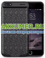 Чехол-аккумулятор ACAPIPH7-LBJ01 Baseus Ultra Slim Power Bank Case для Apple iPhone 7 и 8 5000мАч черный цвет - АККУМ-сервис, интернет-магазин аккумуляторов в Екатеринбурге