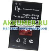 Аккумулятор BL6425 для смартфона Fly FS454 Nimbus 8 1700мАч  - АККУМ-сервис, интернет-магазин аккумуляторов в Екатеринбурге