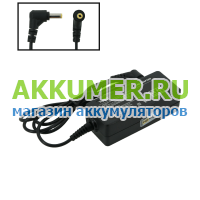 Сетевое зарядное устройство СЗУ блок питания для ноутбука Asus 9.5V 2.5A 24Вт коннектор 4.8*1.7мм TopOn TOP-AS03 - АККУМ-сервис, интернет-магазин аккумуляторов в Екатеринбурге
