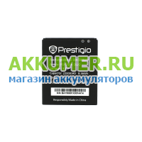Аккумулятор PSP3504 DUO для смартфона Prestigio Muze C3 PSP3504 3504  - АККУМ-сервис, интернет-магазин аккумуляторов в Екатеринбурге