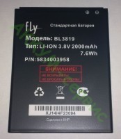 Аккумулятор BL3819 для смартфона Fly IQ4514 Quad EVO Tech 4  - АККУМ-сервис, интернет-магазин аккумуляторов в Екатеринбурге
