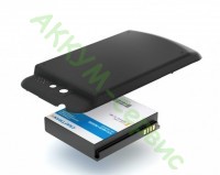 Аккумулятор для коммуникатора HTC Desire A8181 Craftmann повышенной емкости в комплекте специальная задняя крышка, черного цвета - АККУМ-сервис, интернет-магазин аккумуляторов в Екатеринбурге