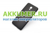 Силиконовая накладка чехол для Meizu M5 Note тонкая цвет черный / белый - АККУМ-сервис, интернет-магазин аккумуляторов в Екатеринбурге
