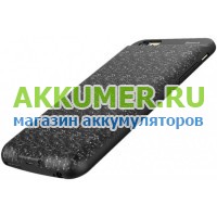 Чехол-аккумулятор PowerBank для Apple iPhone 6 Plus и 6S Plus 7300мАч Baseus черный цвет ACAPIPH6SP-LBJ01 - АККУМ-сервис, интернет-магазин аккумуляторов в Екатеринбурге