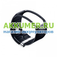 Ремешок для Samsung Gear S SM-R750 черный широкий оригинальный - АККУМ-сервис, интернет-магазин аккумуляторов в Екатеринбурге