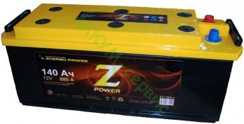 Аккумуляторная батарея Z-POWER 6СТ-140ALЗ - АККУМ-сервис, интернет-магазин аккумуляторов в Екатеринбурге