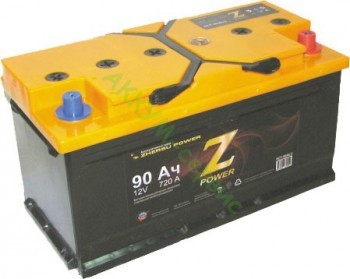 Аккумуляторная батарея Z-POWER 6СТ-90ALЗ - АККУМ-сервис, интернет-магазин аккумуляторов в Екатеринбурге