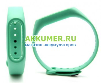 Ремешок для Xiaomi Mi Band 2 зеленый мятный - АККУМ-сервис, интернет-магазин аккумуляторов в Екатеринбурге