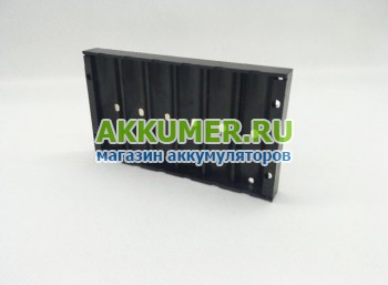 Магнитный держатель фиксатор для сварки элементов 18650 на 6 штук пластик - АККУМ-сервис, интернет-магазин аккумуляторов в Екатеринбурге