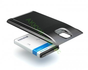 Аккумулятор для коммуникатора Samsung Galaxy Note 3 SM-N9000 Note III Craftmann повышенной емкости в комплекте специальная задняя крышка черного цвета - АККУМ-сервис, интернет-магазин аккумуляторов в Екатеринбурге